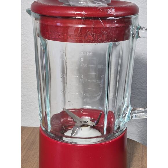 Genuine KitchenAid Blender KSB5 40oz/5 Cup Red Glass Replacement Pitcher - Picture 2 of 10